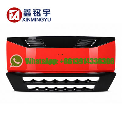 سعر جيد Sinotruk HOWO A7 تجميع لوحة الكابينة الأمامية WG1664110011 WG1664111011 ABS البلاستيك الحمراء شاحنة الخارجية استبدال الانترنت