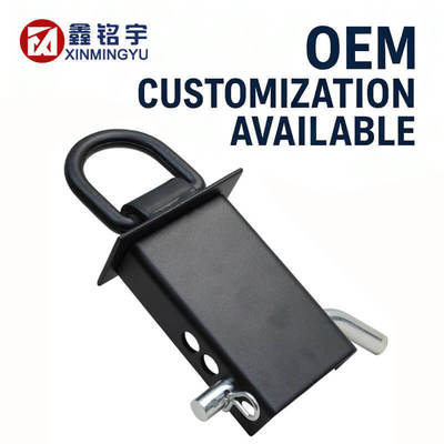 سعر جيد Removable D-Ring Tie-Downs for Stake Pockets – Flatbed & Utility Trailers, Includes Hitch Pin, Black Heavy-Duty, Factory Direct OEM Customizable الانترنت